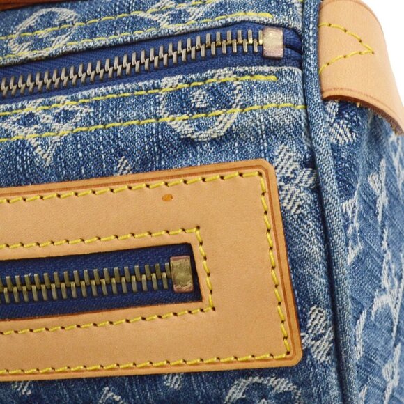 Louis Vuitton Blue Monogram Denim Neo Speedy Handbag - Picture 6 of 11